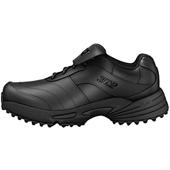 yÁzyAiEgpz3N2 7335-0101-140 Reaction Umpire Field Shoe Mens&#44; Black - 14