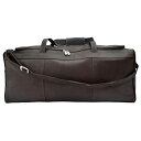【中古】【輸入品・未使用】Piel 9712-CHC Chocolate Large Travel Duffel Bag