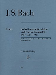【中古】【輸入品・未使用】6 Sonatas For Violin And Piano (Harpsichord) Bwv 1014 - 1019