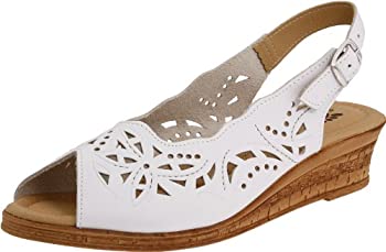 yÁzyAiEgpzSpring Step Women's Orella Slingback Sandal%J}%White%J}%42 EU/10.5 - 11 M US