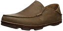 【中古】【輸入品・未使用】OLUKAI Men's Moloa Slip On Shoe (11.5 D(M) US%カンマ% Ray/Toffee)(4)