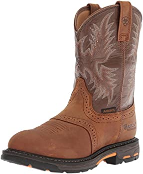 楽天スカイマーケットプラス【中古】【輸入品・未使用】ARIAT メンズ ワークホッグ プルオン H2o ワークブーツ％カンマ％ 老化樹皮/アーミーグリーン％カンマ％ 10