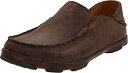 【中古】【輸入品・未使用】OLUKAI Mens Moloa Slip-On (8 - Dark Wood/Dark Java)