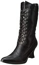 【中古】【輸入品・未使用】Ellie Shoes レディースAmeliaヴィクトリア調ブーツ 253 US サイズ: 8 B(M) US カラー: ブラック