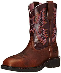 【中古】【輸入品・未使用】Ariat レディース Krista プルオン スチールトウ ウエスタンカウボーイブーツ US サイズ: 24.5 カラー: ブラウン