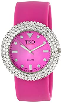 【中古】【輸入品・未使用】TKO ORLOGI Women's TK613CLFS Crystal Pink Slap Watch