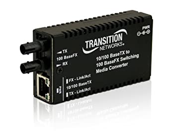 šۡ͢ʡ̤ѡTransition Stand-Alone Mini 10/100 Bridging - Fiber media converter - 100Mb LAN - 10Base-T%% 100Base-FX%% 100Base-TX - RJ-45 / SC