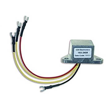 【中古】【輸入品・未使用】CDI Electronics 193-3408 Johnson/Evinrude 調整整流器 - 2/3/4/6 Cyl (1969-2000)