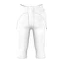 【中古】【輸入品・未使用】(2X-Large%カンマ% White) - Alleson Adult Pro Style Integrated Game Day Football Pants