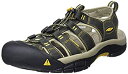 【中古】【輸入品・未使用】KEEN (キーン) メンズ ニューポート H2 サンダル%カンマ% カラス/アルミニウム。%カンマ% 13
