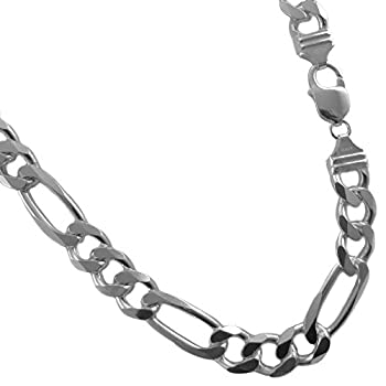 【中古】【輸入品・未使用】11?mmフィガロチェーン。イタリア。925スターリングシルバーネックレス。18%カンマ%20%カンマ%22%カンマ%24%カンマ%30?inches