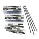 【中古】【輸入品・未使用】(アスペクト)Aspect はがしてつけるマットガラスバックスプラッシュキット キッチンやバスルームに 15 sq ft Kit A1...