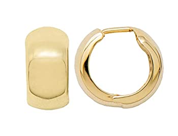 【中古】【輸入品・未使用】厚みのある14Kゴールドハギーヒンジフープイヤリング 0.60インチ(15mm)(8mm幅) 【中古】【輸入品・未使用】厚みのある14Kゴールドハギーヒンジフープイヤリング 0.60インチ(15mm)(8mm幅)