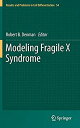 【中古】【輸入品・未使用】Modeling Fragile X Syndrome (Results and Problems in Cell Differentiation%カンマ% 54)