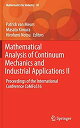 【中古】【輸入品 未使用】Mathematical Analysis of Continuum Mechanics and Industrial Applications II: Proceedings of the International Conference CoMFoS16 (Math