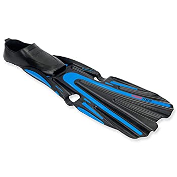 【中古】【輸入品・未使用】Mares Volo Raceフルフットスキューバダイビングフィン、ブラック/ブルー、..