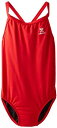 【中古】【輸入品・未使用】(30%カンマ% Red) - TYR SPORT Girl's Durafast Elite Solid Diamondfit Sw...