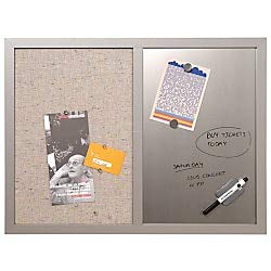 【中古】【輸入品・未使用】MasterVision コンビネーションボード 18インチ x 24インチ ホワイトボードマグネットボード&グレーファブリック掲示板...