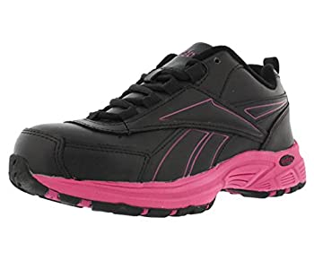 【中古】【輸入品・未使用】Reebok Work Ateron RB482 Womens Black/Pink EH Steel Toe Athletic Cross Trainer Shoes
