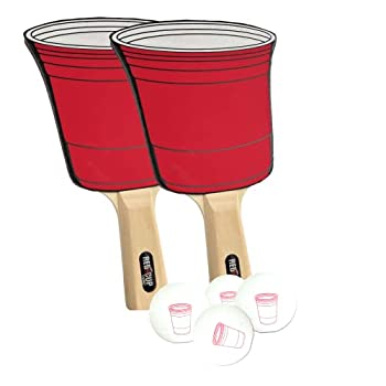 yÁzyAiEgpzRed Cup Living Table Tennis - 2 Player Set