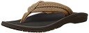 【中古】【輸入品・未使用】OLUKAI メンズ Hokua サーフィン フリップフロップ サンダル US サイズ: 15 カラー: ベージュ