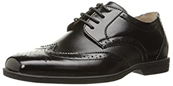 楽天スカイマーケットプラス【中古】【輸入品・未使用】Florsheim ユニセックス・キッズ Reveal Wing Tip Jr. カラー: ブラック