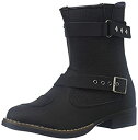 【中古】【輸入品・未使用】Joe Rocket Moto Adira レディース レザー ライディングブーツ ブラック SZ 8