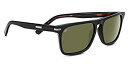 【中古】【輸入品・未使用】SERENGETI CARLO LARGE SUNGLASSES (SHINY BLACK/DARK TORTOISE FRAME P...