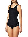 【中古】【輸入品・未使用】Speedo Women's Pebble Texture One Piece Swimsuit%カンマ% Speedo Black%...
