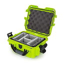 【中古】【輸入品・未使用】Nanuk 905 防水ハードケース パッド入り仕切り付き - ライム