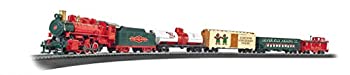 【中古】【輸入品 未使用】Bachmann Train - ジングルベルエクスプレス すぐに走れる電動列車セット - HOスケール