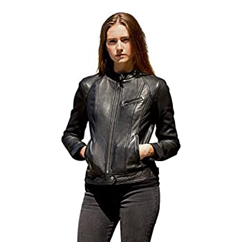 šۡ͢ʡ̤ѡWhet Blu Women's Clean Moto Jacket (Black%% X-Large)