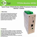 【中古】【輸入品・未使用】Tycon Power Systems - TPDIN-Monitor-WEB2 - PowerSens Web リモートモニターコントロール