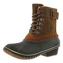 【中古】【輸入品・未使用】Sorel レディース 冬用ファンシーレースII ブーツ ミッドカーフ%カンマ% エルク/グリズリーベア%カンマ% 6