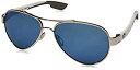 【中古】【輸入品・未使用】Costa Del Mar Polarized Loreta LR21OBMP White Aviator Sunglasses