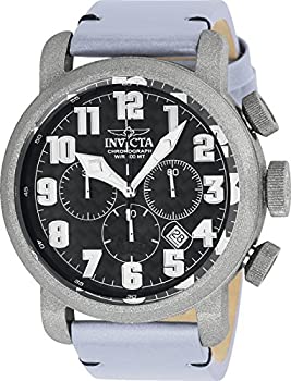 【中古】【輸入品・未使用】Invicta Men's 23092 Aviator Quartz 3 Hand Black Dial Watch