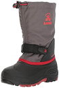 【中古】【輸入品・未使用】Kamik キッズ ウォーターバグ5 スノーブーツ%カンマ% チャコール/レッド%カンマ% 8 Toddler