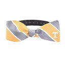 【中古】【輸入品・未使用】NCAAメンズ織りシルクストライプロゴ蝶ネクタイ1 One Size オレンジ(4)