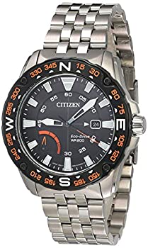 【中古】【輸入品・未使用】Citizen 腕時計 AW7048-51E エコドライブ シルバートーン ワンサイズ