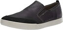 【中古】【輸入品・未使用】ECCO Men's Collin 2.0 Slip On Sneaker%カンマ% Suede/Black%カンマ% 44 M EU...