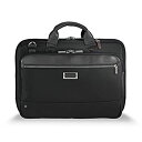【中古】【輸入品・未使用】Briggs&Riley Workスリムブリーフケース、42 cm、4.9 L、ブラック