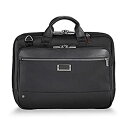 【中古】【輸入品・未使用】Briggs&Riley at workミディアムブリーフケース、ブラック、ワンサイズ