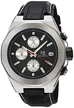 【中古】【輸入品・未使用】ROBERTO BIANCI WATCHES メンズ あるFratelli」クォーツステンレススチールとレザーカジュアル、カラー:(モデル:Rb0130) ブラック