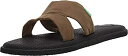 【中古】【輸入品・未使用】Sanuk ヨガマット カプリ ダークオリーブ 10
