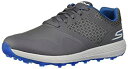 【中古】【輸入品・未使用】Skechers GO GOLF メンズ マックス ゴルフシューズ%カンマ% チャコール/ブルー%カンマ% 8.5 Wide