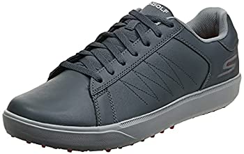 【中古】【輸入品・未使用】Skechers メンズ ドライブ 4 ゴルフシューズ%カンマ% チャコール/レッド%カンマ% 7.5