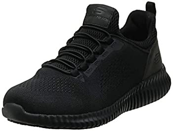 【中古】【輸入品・未使用】Skechers メンズ セスノック フードサービスシューズ%カンマ% ブラック%カンマ% 11