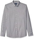 【中古】【輸入品・未使用】カッターとバックLongsleeveストレッチギンガムゴルフシャツ2018チャコールXXLサイズ