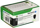 yÁzyAiEgpzLexmark 78C1UC0 Cyan Ultra High Yield Return Program Toner Cartridge