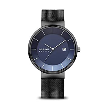 【中古】【輸入品・未使用】BERING Time メンズ スリムウォッチ 14639-227 | 39mmケース | ソーラーコレクション | ステンレススチールストラップ | 傷に強いサファイアクリ